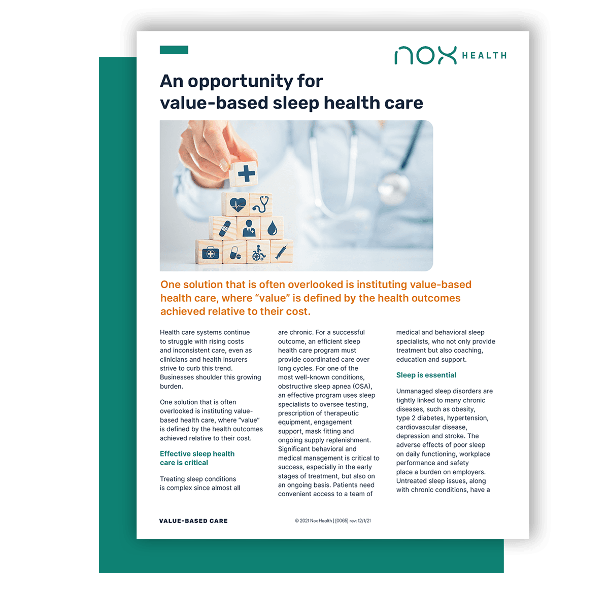 value based sleep health care final